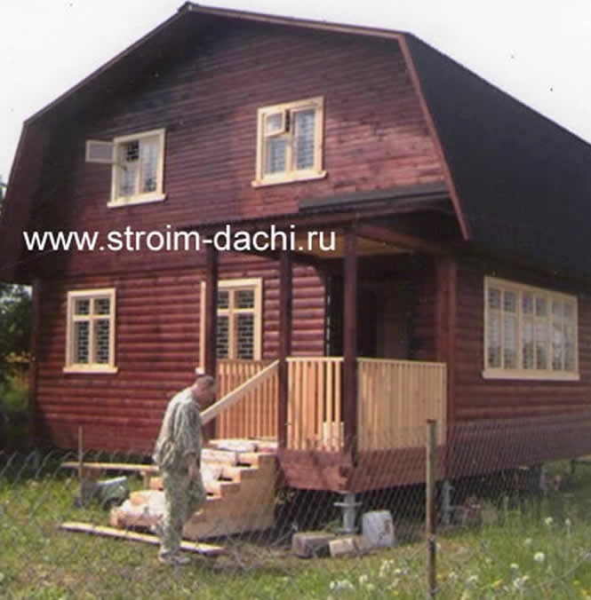 деревянный брусовой дом
