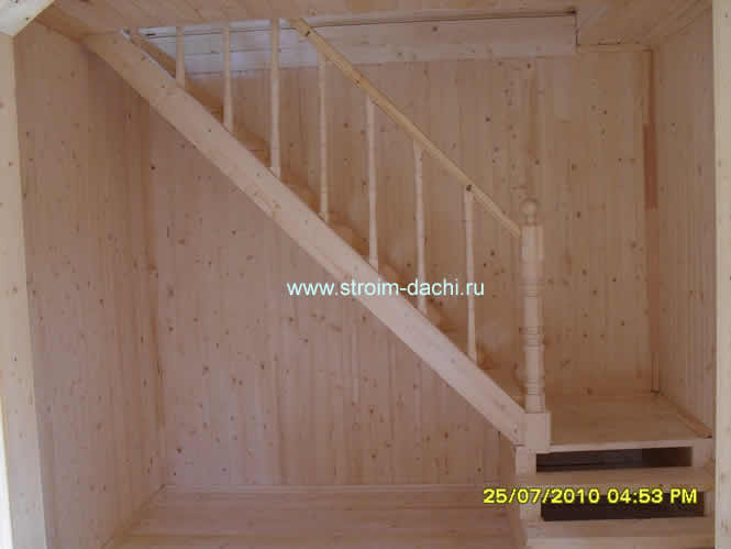 Образцы лестниц для дачного дома (40 фото)