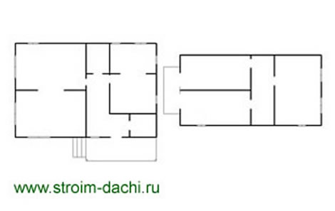 планировка коттеджа