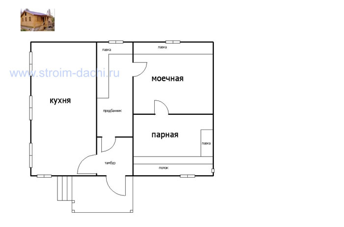 Строительство бани с летней кухней под одной крышей проекты цены СПБ | Bani-v-SPb