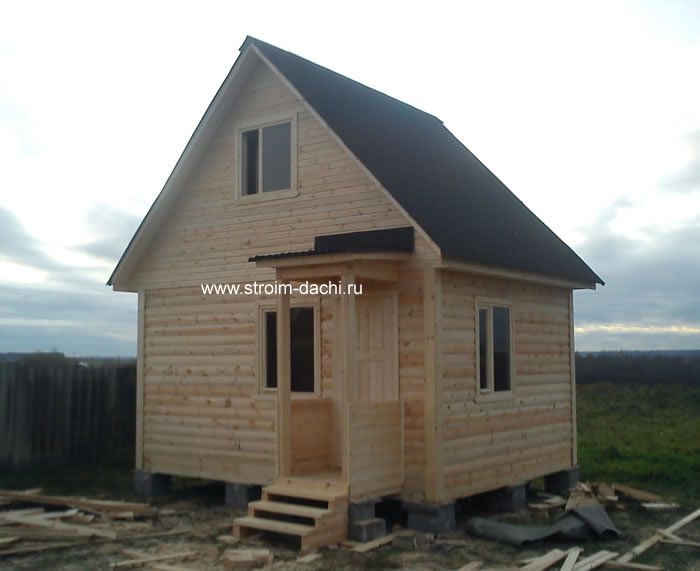 Построенные деревянные дома