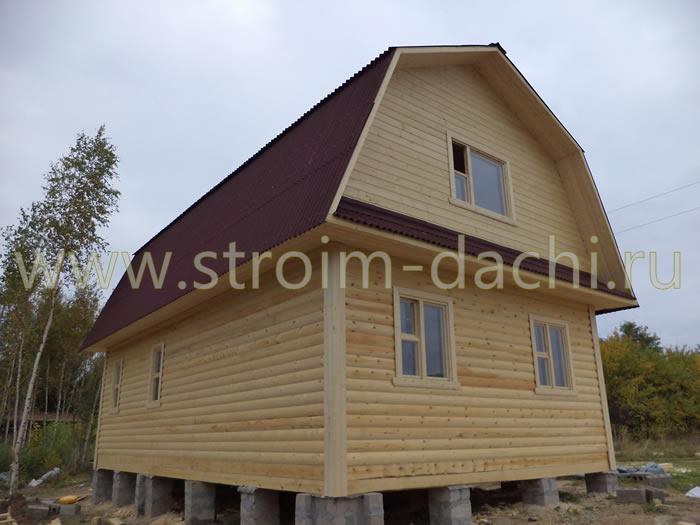 блочный фундамент для деревянного дома
