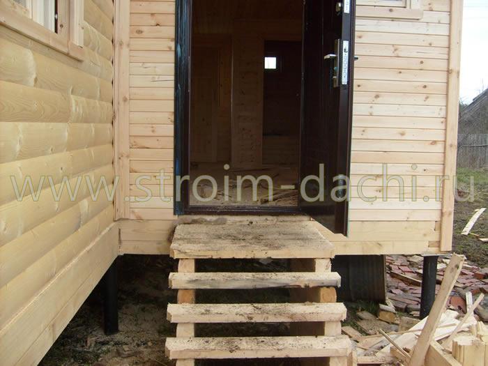 Строим пристройку к деревянному дому