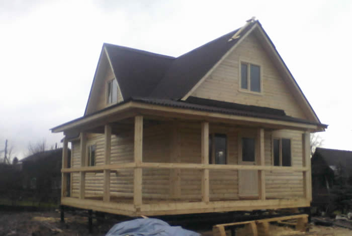 Угловая пристройка к деревянному дому проекты